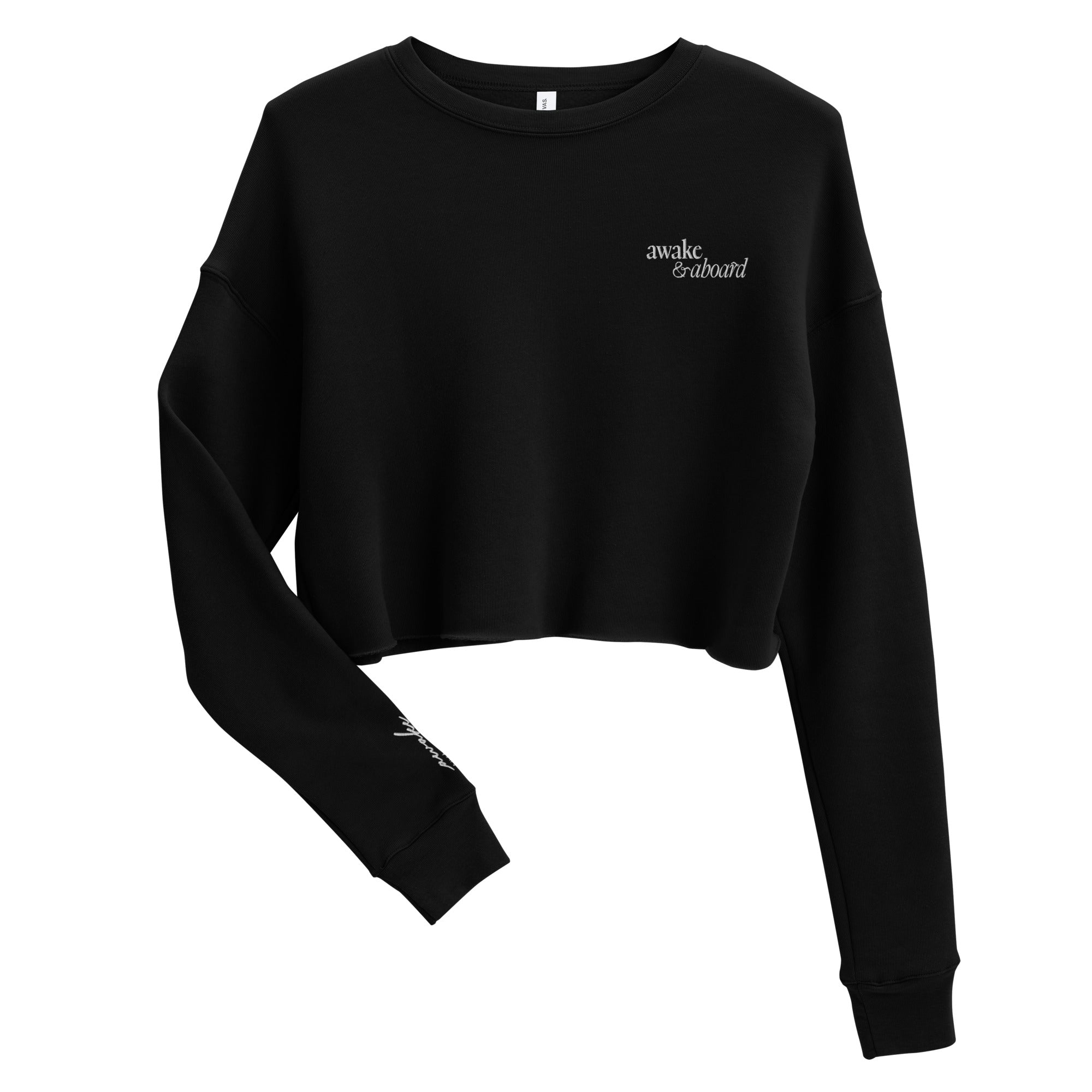 Awake & Aboard Crop Sweatshirt