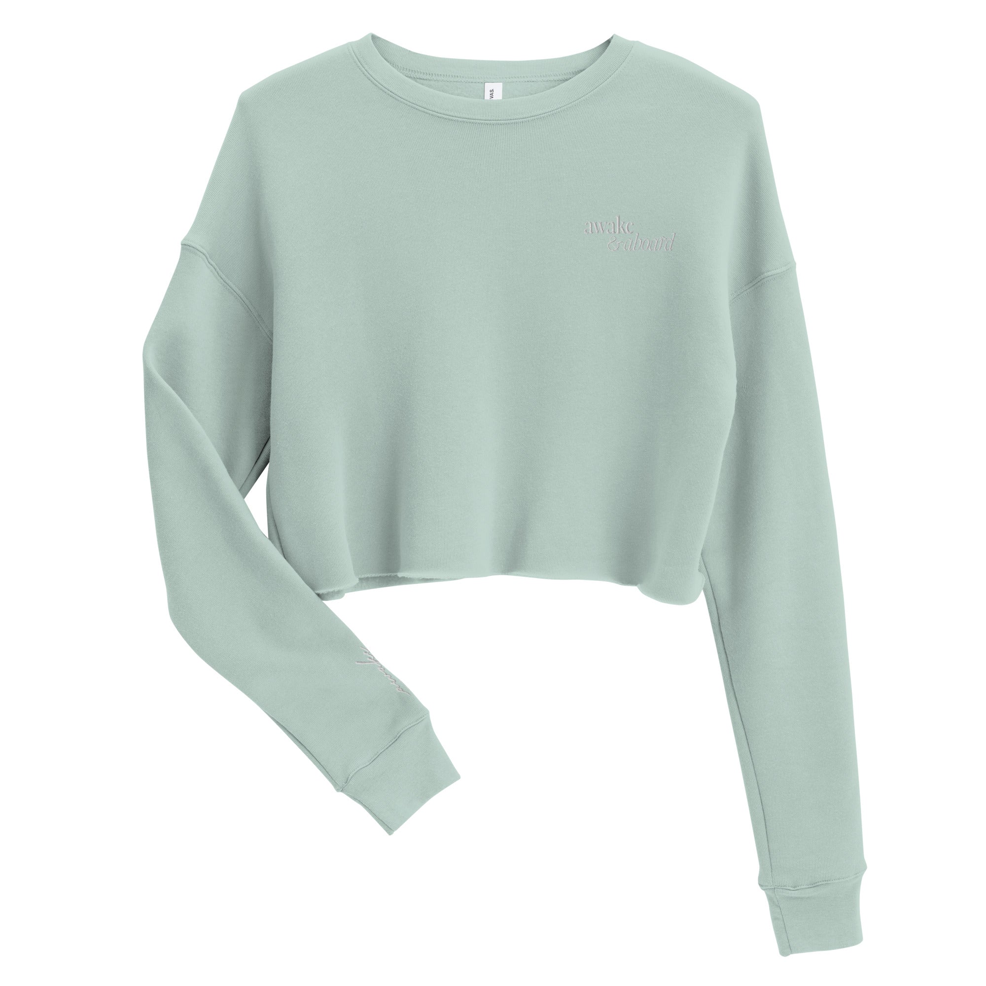 Awake & Aboard Crop Sweatshirt